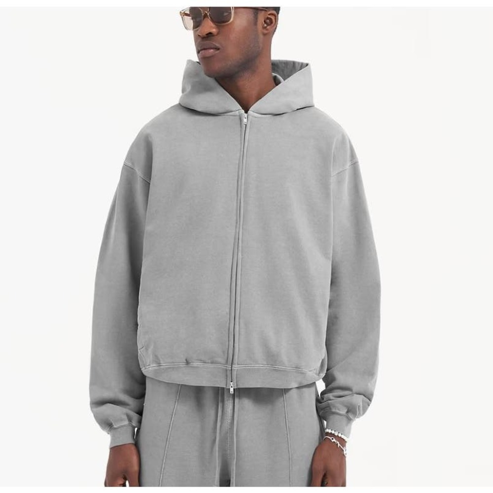 NWT! REPRESENT Men's Initial Zip Hoodie Ultimate‎ Grey MEDIUM